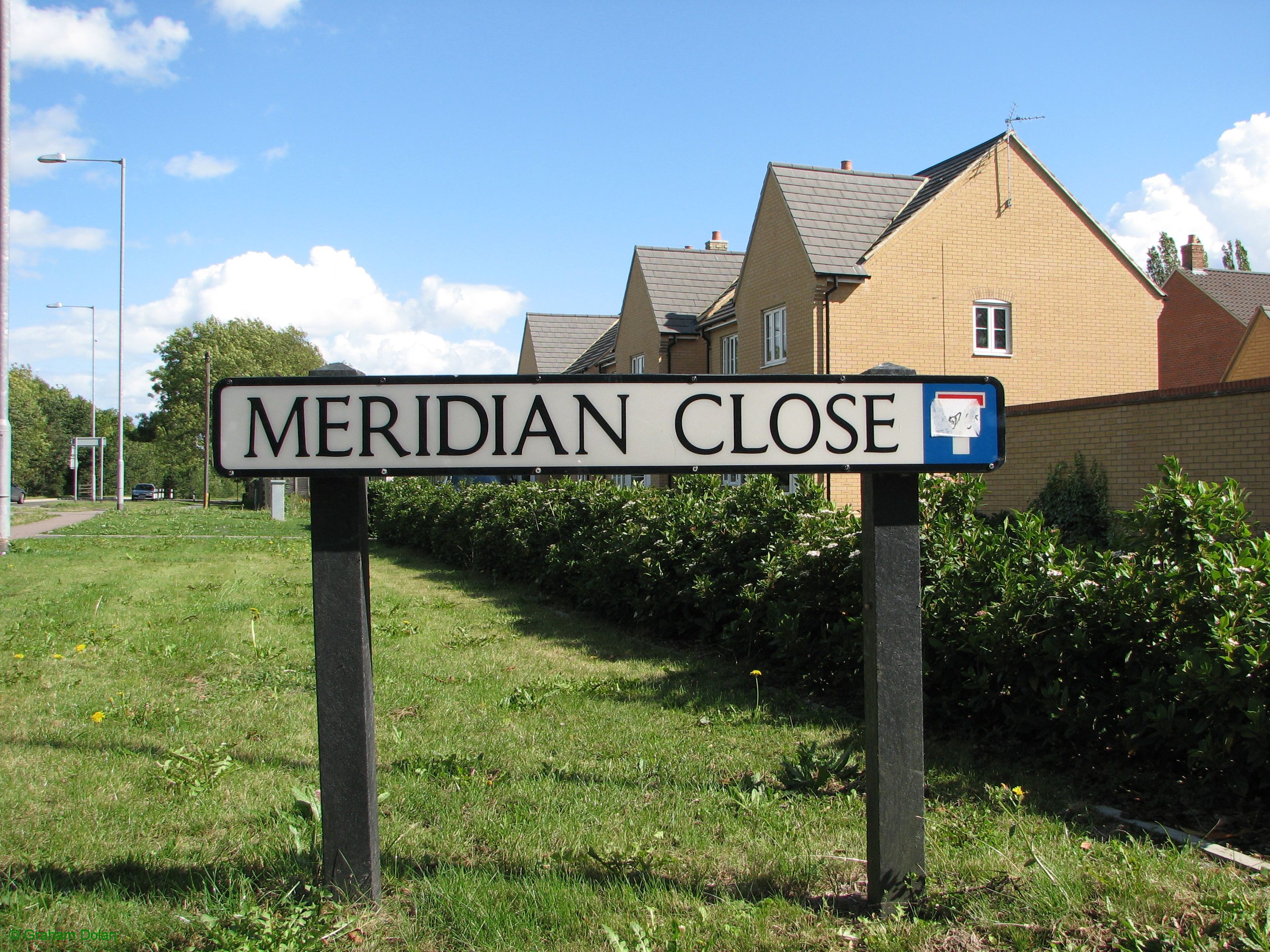 Greenwich Meridian Marker; England; Cambridgeshire; Hardwick